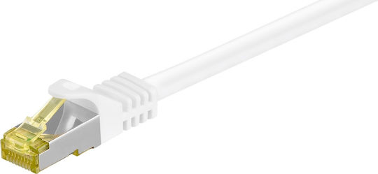 Goobay S/FTP Cat.7 Καλώδιο Δικτύου Ethernet 7.5m Λευκό 1τμχ 91096
