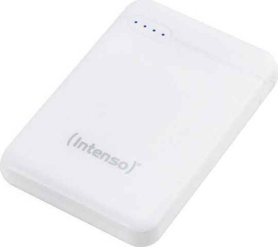Intenso XS Power Bank 5000mAh με Θύρα USB-A και Θύρα USB-C Λευκό
