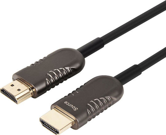 Unitek HDMI 2.0 Cable HDMI male - HDMI male 60m Μαύρο (Y-C1034BK)
