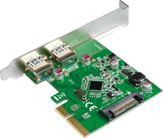 LogiLink Κάρτα PCIe σε 2 θύρες USB 3.1 Gen 2 (PC0080)