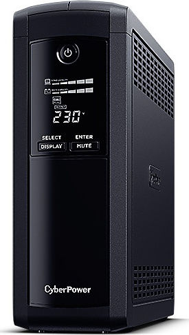 CyberPower VP1600EILCD UPS Line-Interactive 1600VA 960W με 8 IEC Πρίζες