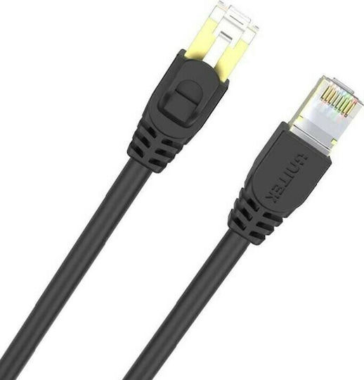Unitek S/FTP Cat.7 Καλώδιο Δικτύου Ethernet 3m Μαύρο 1τμχ C1811EBK