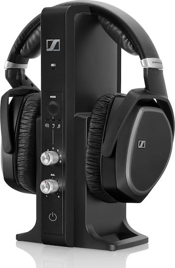 Sennheiser RS 195 Ασύρματα / Ενσύρματα Over Ear Ακουστικά με 18 ώρες Λειτουργίας Μαύρα