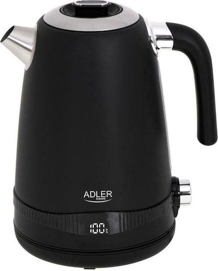 Adler AD 1295B Βραστήρας 1.7lt 2200W Μαύρος