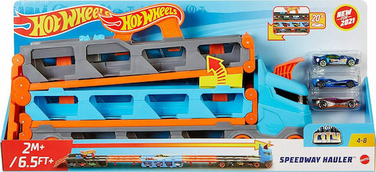 Hot Wheels Speedway Hauler Σετ με Φορτηγό 1:64 για 4+ Ετών GVG37
