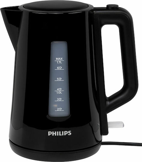 Philips Βραστήρας 1.7lt 2200W Μαύρος HD9318/20