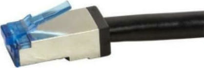 LogiLink S/FTP Cat.6a Καλώδιο Δικτύου Ethernet εξωτερικού χώρου 1m Μαύρο 1τμχ CQ7033S