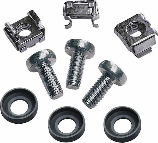 Intellinet 20xM6 Cage Nuts - 20xM6 Screws - 20x Plastic Washers