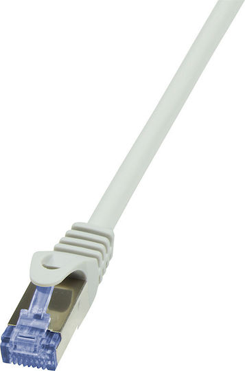 LogiLink S/FTP Cat.6a Καλώδιο Δικτύου Ethernet 1m Γκρι 1τμχ CQ3032S