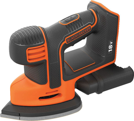 Black & Decker BDCDS18N Τριβείο Δέλτα 18V Solo με Σύστημα Αναρρόφησης