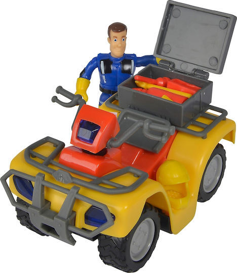 Simba Fireman Sam Mercury Quad Figure Αυτοκινητάκι για 8+ Ετών