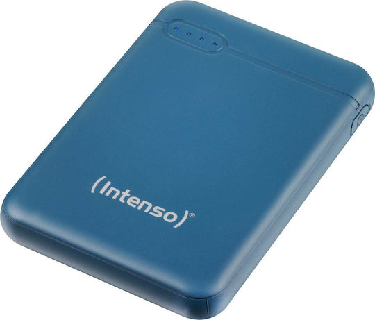Intenso XS Power Bank 5000mAh με Θύρα USB-A και Θύρα USB-C Πετρόλ