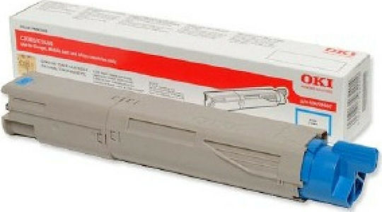 OKI 43459331 Γνήσιο Toner Laser Εκτυπωτή Κυανό High Yield 2500 Σελίδων 43459331