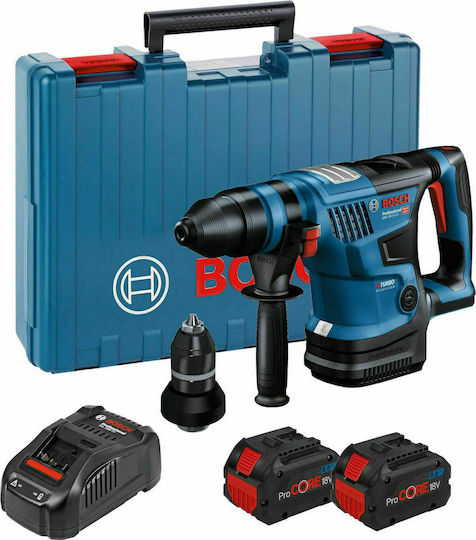 Bosch GBH 18V-34 CF Kit Κρουστικό Σκαπτικό Πιστολέτο Μπαταρίας Brushless 18V 2x5.5Ah με Υποδοχή SDS Plus 0611914003