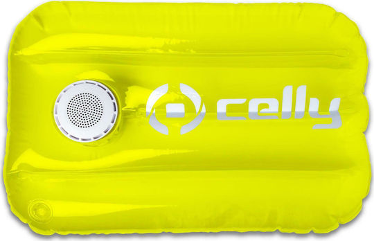 Celly Pool Αδιάβροχο Ηχείο Bluetooth 3W με Διάρκεια Μπαταρίας έως 4 ώρες Κίτρινο