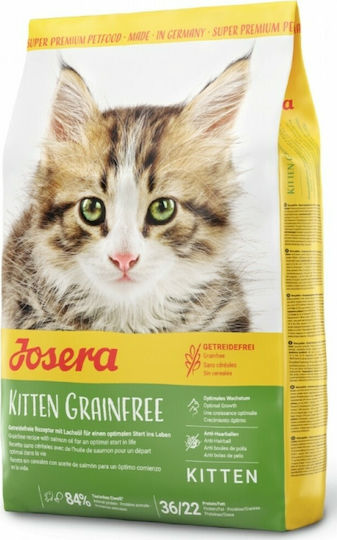 Josera Kitten Grainfree Ξηρά Τροφή χωρίς Σιτηρά για Ανήλικες Γάτες με Πουλερικά Grain Free 2kg