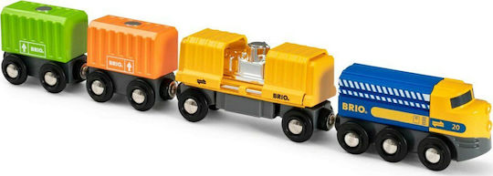 Brio Toys Three-Wagon Cargo Τρενάκι για 3+ Ετών 33982