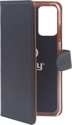 Celly Wally Wallet Δερματίνης Μαύρο (Galaxy A72) WALLY949