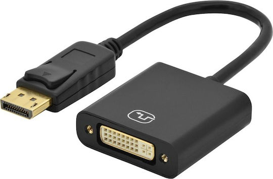 Digitus Μετατροπέας DisplayPort male σε DVI-D female 1τμχ AK-340401-001-S