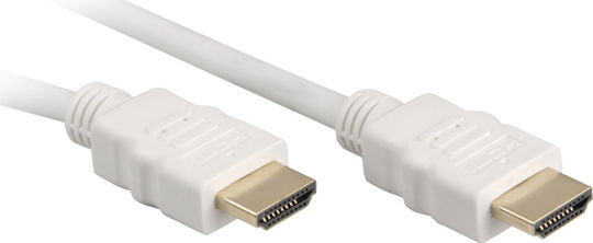 Sharkoon HDMI 1.4 Cable HDMI male - HDMI male 1m Λευκό