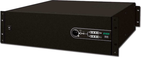 Ever Sinline 1600 UPS Line-Interactive 1600VA 1040W με 6 IEC Πρίζες