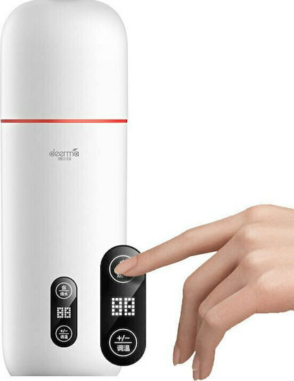 Deerma Μπουκάλι Θερμός Ανοξείδωτο BPA Free 350ml Λευκό με Καπάκι-Κύπελλο 9788291 DR035S