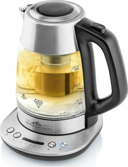 ETA Crystela Premium Βραστήρας 1.5lt 2200W Ασημί