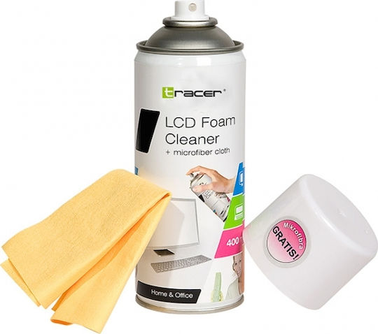 Tracer Cleaner + Microfiber Cloth 400ml Αφρός 400ml TRASRO42106