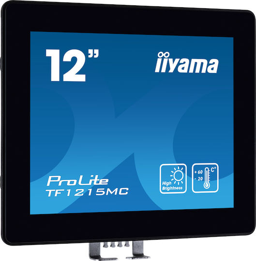 Iiyama POS Monitor TF1215MC-B2 12" LED με Ανάλυση 1024x768 TF1215MC-B1