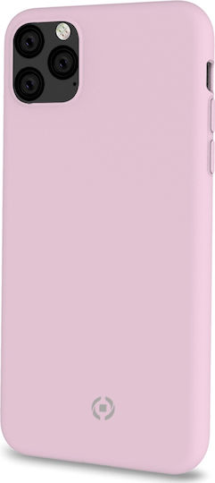 Celly Feeling Back Cover Σιλικόνης Ροζ (iPhone 11 Pro Max) FEELING1002PK