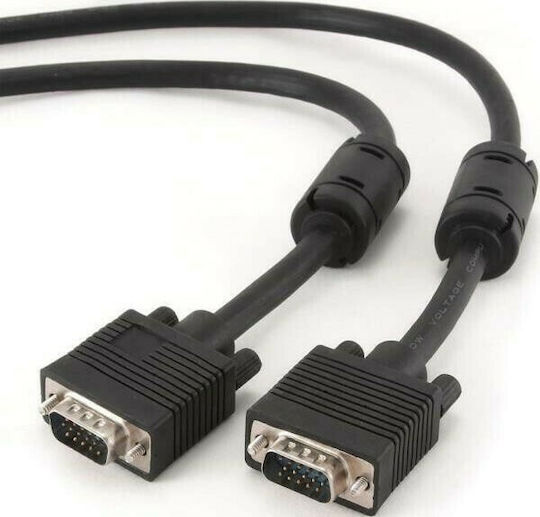 Gembird Cable VGA male - VGA male Μαύρο 15m (CC-PPVGA-15M-B)