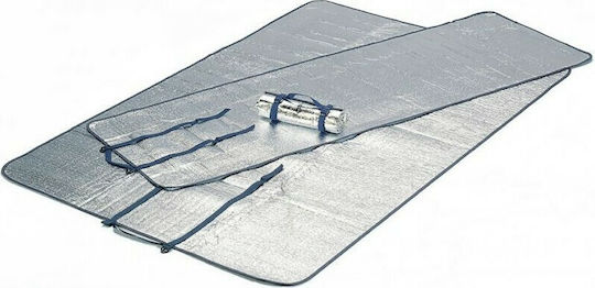 High Peak Alu Mat Duo Αφρώδες Ημίδιπλο Υπόστρωμα Camping 190x120cm Πάχους 0.2cm Γκρι 41095