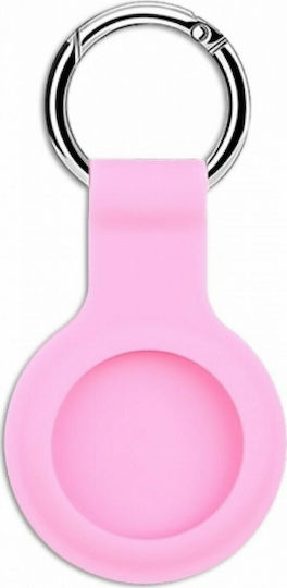 Celly Θήκη Μπρελόκ Σιλικόνης για AirTag σε Ροζ χρώμα