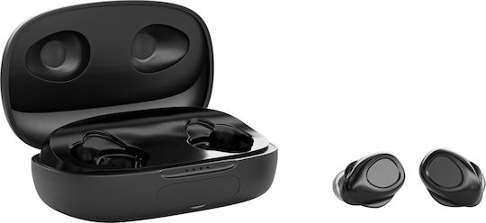 Natec Soho In-ear Bluetooth Handsfree Ακουστικά με Θήκη Φόρτισης Μαύρα