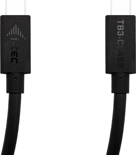 i-tec Thunderbolt 3 Cable 100W Μαύρο 1.5m (TB3CBL150CM)