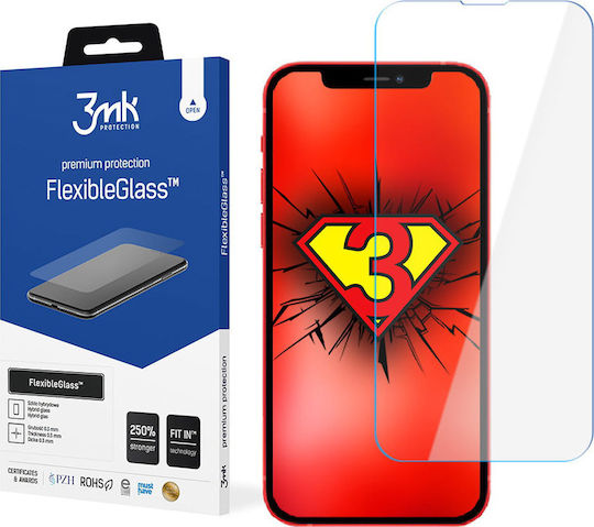 3MK FlexibleGlass 7H Ceramic Tempered Glass (iPhone 16e / 14 / 13 / 13 Pro)