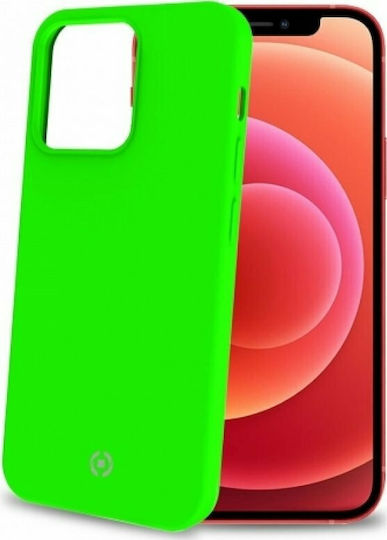 Celly Cromo Back Cover Σιλικόνης Πράσινο (iPhone 13 Pro) CROMO1008GNF