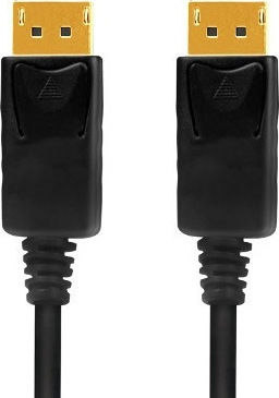 LogiLink Cable DisplayPort male - DisplayPort male 5m Μαύρο (CD0103)