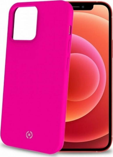 Celly Cromo Fluo Back Cover Σιλικόνης Ροζ (iPhone 13 Pro) CROMO1008PKF