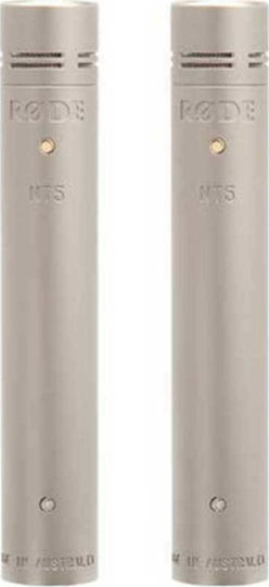 Rode NT5 PAIR Σετ Πυκνωτικό Μικρόφωνο XLR Shock Mounted για Studio σε Ασημί Χρώμα