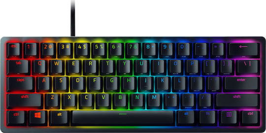 Razer Huntsman Mini Gaming Μηχανικό Πληκτρολόγιο 60% με Razer Clicky διακόπτες και RGB φωτισμό (Αγγλικό US)