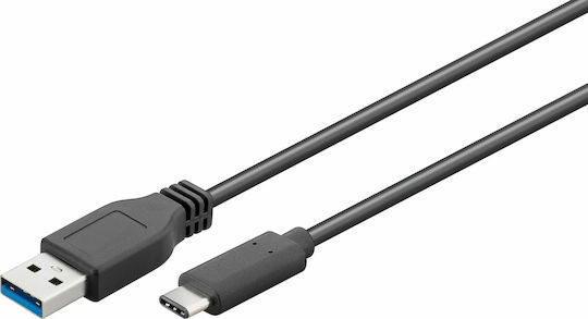 Goobay USB 3.0 Cable USB-C male - USB-A 15W Μαύρο 3m (73141)