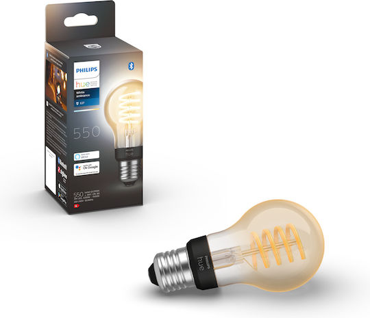 Philips Smart Λάμπα LED 7W για Ντουί E27 και Σχήμα A60 Ρυθμιζόμενο Λευκό 550lm 929002477501