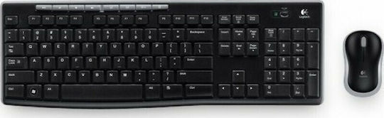 Logitech Wireless Combo MK270 Σετ Πληκτρολόγιο & Ποντίκι Ελληνικό