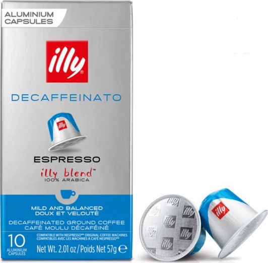 Illy Κάψουλες Espresso Decaffeinato Decaffeine Συμβατές με Μηχανή Nespresso 10caps 01-04-9004