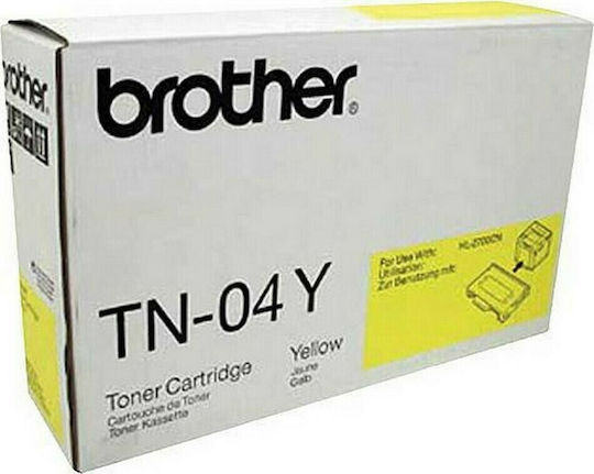 Brother TN-04Y Γνήσιο Toner Laser Εκτυπωτή Κίτρινο 6600 Σελίδων TN-04Y