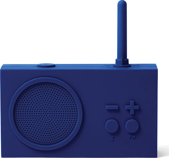 Lexon Tykho 3 Φορητό Ραδιόφωνο Επαναφορτιζόμενο με Bluetooth Μπλε