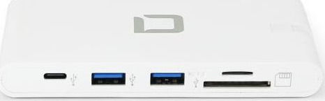 Dicota USB-C Docking Station με HDMI 4K PD Ethernet Λευκό (D31729)