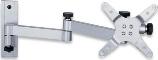 Techly ICA-LCD 104 Βάση Τηλεόρασης Τοίχου με Βραχίονα έως 30" και 15kg