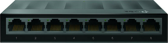TP-LINK LS1008G v1 Unmanaged L2 Switch με 8 Θύρες Gigabit (1Gbps) Ethernet